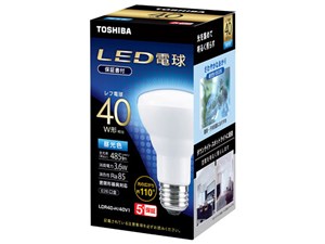 【納期目安：１週間】東芝 LED電球 E26レフ形 40W相当 昼光色 LDR4DH/40V1 LD･･･