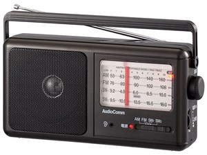 オーム電機 AM/FMポータブル短波ラジオ 900Z RAD-T900Z