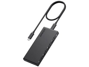 364 USB-C ハブ (10-in-1 Dual 4K HDMI) A83A2H11 [ブラック]