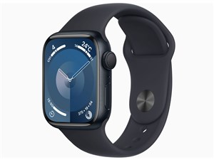 「新品」Apple Watch Series 9 GPSモデル 41mm MR8X3J/A [ミッドナイトスポーツバンド M/L] 商品画像1：アキバ問屋市場