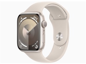 Apple Watch Series 9 GPSモデル 45mm MR963J/A [スターライトスポーツバンド S/M] 商品画像1：アキバ倉庫