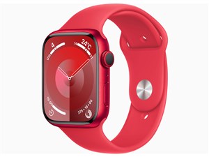 Apple Watch Series 9 GPSモデル 45mm MRXJ3J/A [(PRODUCT)REDスポーツバンド･･･