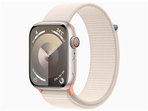 Apple Watch Series 9 GPS+Cellularモデル 45mm MRMA3J/A [スターライトスポーツループ] 商品画像1：アキバ問屋市場