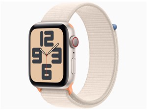 「新品」Apple Watch SE 第2世代 GPS+Cellularモデル 44mm MRH23J/A [スターライトスポーツループ] 商品画像1：アキバ問屋市場