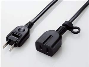 エレコム 電源タップ 延長コード  コンセント 3m 2P 1個口 ほこりシャッター･･･