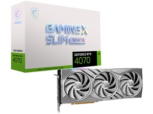 GeForce RTX 4070 GAMING X SLIM WHITE 12G [PCIExp 12GB]