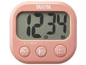 抗菌でか見えタイマー TD-429 [コーラルピンク]