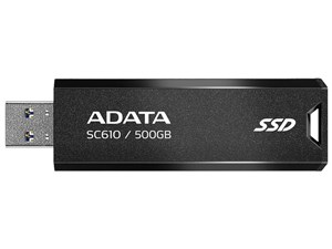 【納期目安：２週間】ADATA ＜SC610＞ポータブルSSD 500GB R:550MB/s W:500MB･･･