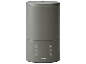 アイリスオーヤマ IRIS OHYAMA 上給水ハイブリッド加湿器 550ml グレー AHM-H･･･