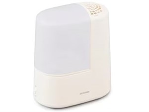 アイリスオーヤマ【IRIS】スチーム式加湿器 260ml アイボリー アロマトレー付･･･