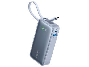 Nano Power Bank (30W Built-In USB-C Cable) A1259031 [グレイッシュブルー]