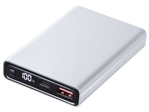 サンワサプライ モバイルバッテリー(10000mAh・PD20W・ホワイト) BTL-RDC27W
