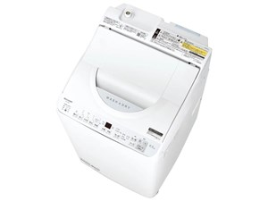 シャープ SHARP 穴なし槽 タテ型洗濯乾燥機 ホワイト系 洗濯 6.5kg 乾燥 3.5k･･･