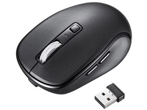 サンワサプライ 静音Bluetoothワイヤレスマウス(充電式・5ボタン) MA-WBBS519･･･