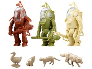 海洋堂【プラモデル】1／35 ARTPLA P.K.A（3機セット） ブレーメンP.K.A Ma.K.（マシーネンクリーガー） AP030 未塗装プラスチックモデルキット H-4537807190369【アートプラ】 商品画像1：家電のSAKURAchacha