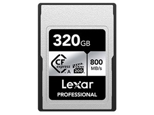 Lexar CFexpress TypeAカード シリーズ 320GB VPG200 ビデオ ゴージャス 国内正規品 メーカー10年保証LCAEXSL320G-RNENG 商品画像1：FAST-Online