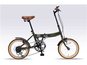 マイパラス 折畳自転車16・6段ギア(ダークネイビー) MF-103-NV