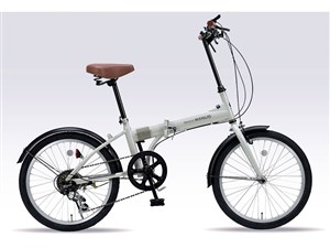 マイパラス 折畳自転車20・6段ギア(グレージュ) MF-202-GY