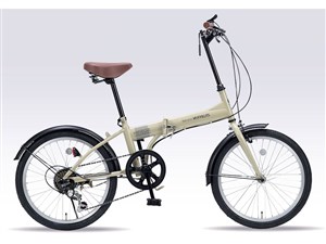 マイパラス 折畳自転車20・6段ギア(カフェ) MF-202-CA