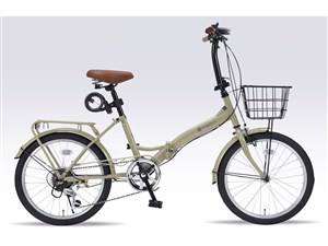 マイパラス 折畳自転車20・6段ギアオールインワン(カフェ) MF-209-CA