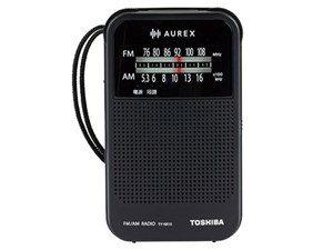 【納期目安：１週間】東芝 ポータブルラジオ Aurex(オーレックス) ブラック T･･･