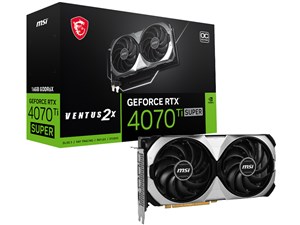 GeForce RTX 4070 Ti SUPER 16G VENTUS 2X OC [PCIExp 16GB] 商品画像1：PC-IDEA Plus