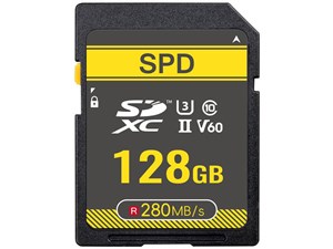 SDカード SDXC カード 128GB SPD 超高速R:280MB/s W:105MB/s Class10 UHS-II ･･･
