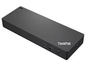 ThinkPad Thunderbolt 4 Workstation ドック 40B00300JP [ブラック/レッド] 商品画像1：サンバイカル　プラス