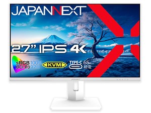 JN-IPS27UHDR-C65W-HSP-W [27インチ ホワイト] 商品画像1：サンバイカル