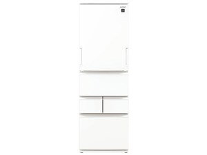 冷蔵庫(401～500L) シャープ SJ-P410M-W プラズマクラスター冷蔵庫 どっちも･･･