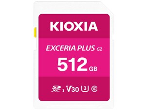 KIOXIA キオクシア EXCERIA PLUS G2 SDXC UHS-I メモリカード 512GB KSDH-B51･･･
