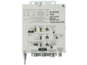 マスプロ電工【CATV 地デジ 33dB型】CATV・UHF・BS・CSブースター 10UBCAW33S･･･