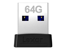 Lexar レキサー Lexar JumpDrive S47 USB 3.1 フラッシュドライブ 64GB LJDS47-64GABBKNA【ネコポス便個数制限12点まで】 商品画像1：秋葉Direct