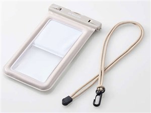 エレコム 防水スマホケース 防水ポーチ IPX8 水没防止設計 顔認証対応 (防水･･･