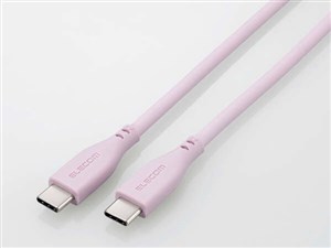 エレコム 【メール便での発送商品】USB-Cケーブル TypeC-C 1m PD 60W シリコ･･･
