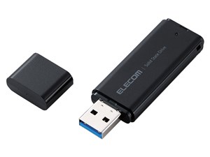 「新品」ELECOM ESD-EYB1000GBK [ブラック] 外付けポータブルSSD 1TB 超小型