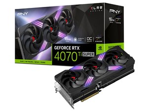 GeForce RTX 4070 Ti SUPER 16GB OC XLR8 ARGB オーバークロック トリプルフ･･･