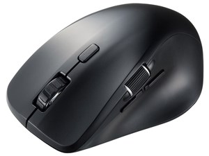 MA-BBS523BK (ブラック) 静音Bluetoothマウス (サイドホイール付き・5ボタン)