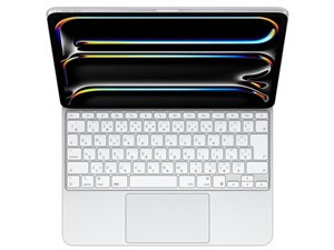 13インチiPad Pro(M4)用 Magic Keyboard 日本語 MWR43J/A [ホワイト]：パニカウ