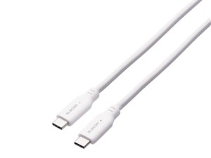 エレコム USB-C ケーブル ( Type C to C ) 1m PD 100W 断線しにくい ナイロンメッシュ マグネット内蔵 商品画像1：リコメン堂