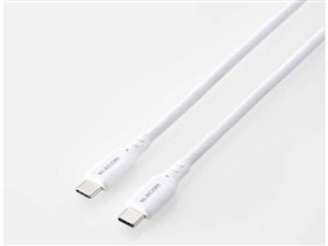 エレコム USB-C ケーブル ( Type C to C ) 1m PD 60W 断線しにくい ナイロンメッシュ マグネット内蔵 商品画像1：リコメン堂