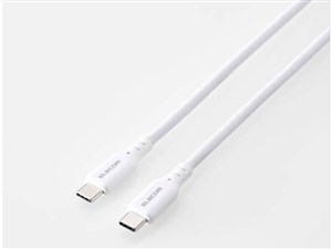 エレコム USB-C ケーブル ( Type C to C ) 1.5m PD 60W 断線しにくい ナイロンメッシュ マグネット内蔵 商品画像1：リコメン堂