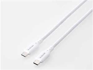 エレコム USB-C ケーブル ( Type C to C ) 2m PD 60W 断線しにくい ナイロンメッシュ マグネット内蔵 商品画像1：リコメン堂