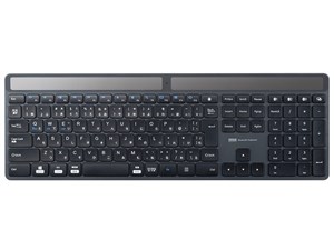 サンワサプライ ソーラー充電Bluetoothキーボード SKB-BTEC1BK