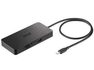 サンワサプライ USB Type-C ドッキングステーション USB-DKM5BK