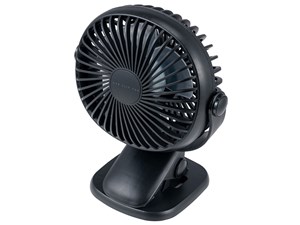 ミヨシDigio2 USB扇風機 2WAYタイプ 卓上 クリップ USF-20BK(1個)