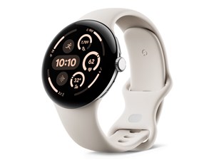 Pixel Watch 3 Wi-Fiモデル 45mm GA05736-US [Polished Silver アルミケース/Porcelain アクティブ バンド] 商品画像1：アキバ倉庫