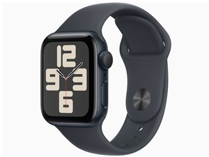 Apple Watch SE 第2世代 GPSモデル 40mm MXE93J/A [ミッドナイトスポーツバン･･･