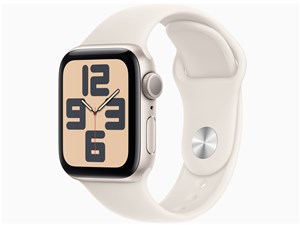 Apple Watch SE 第2世代 GPSモデル 40mm MXEG3J/A [スターライトスポーツバン･･･