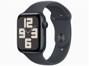 アップル Apple Watch SE GPSモデルMXEJ3J/A  44mm ミッドナイトアルミニウム･･･